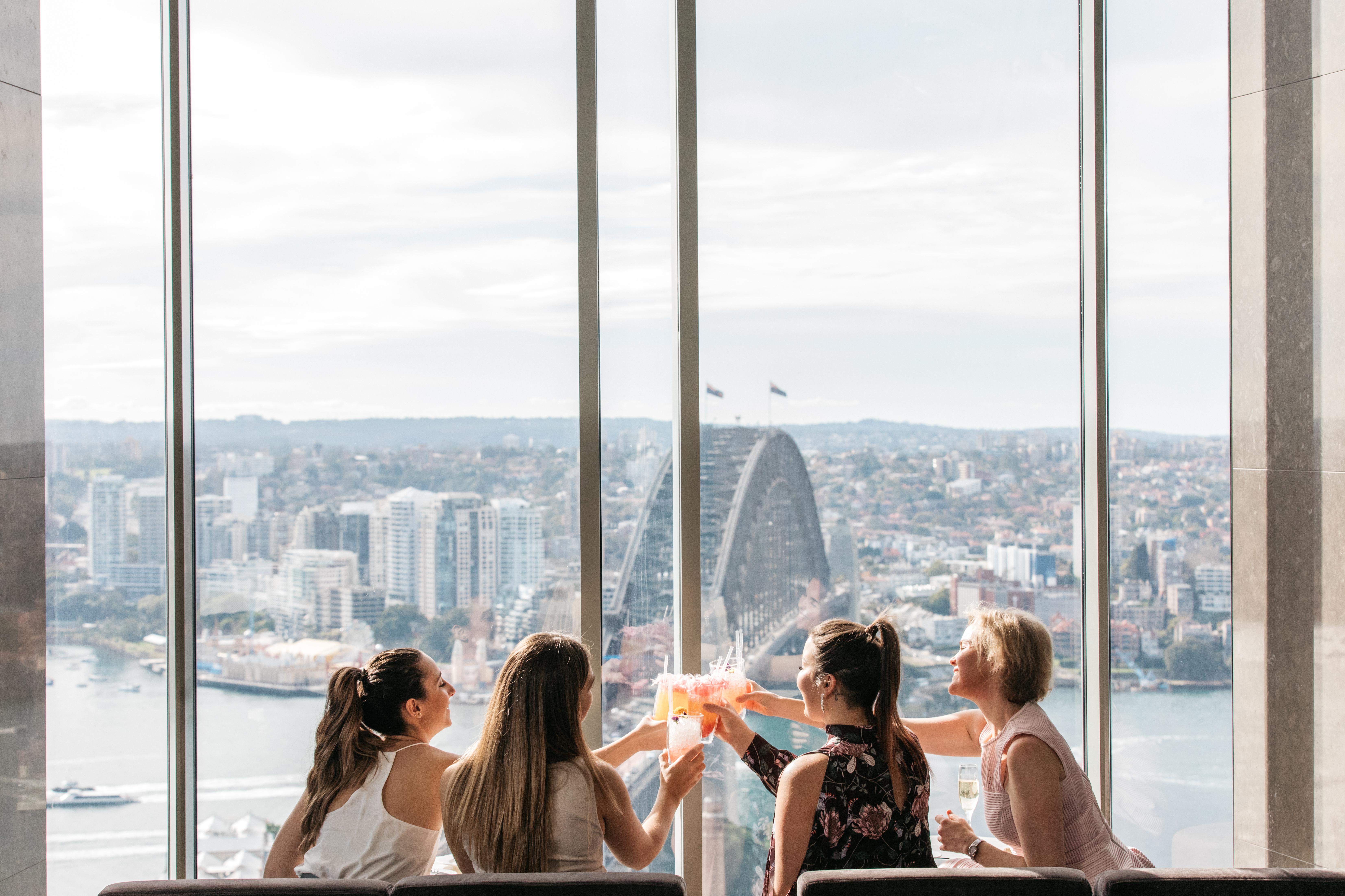 Shangri-La Sydney Esterno foto Skyline views from the Sky Bar